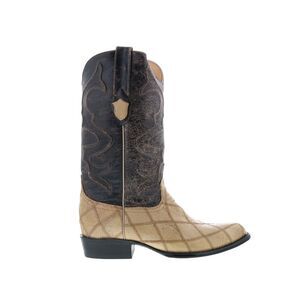 Wild West Mens Ostrich Leg Boots XXX-Toe Brown Boots (NWT)